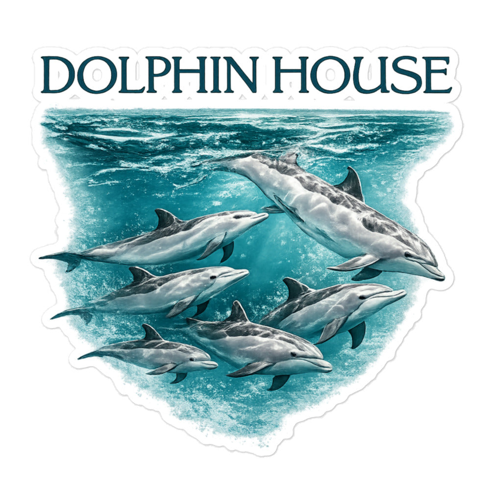 Autocollants découpés sur mesure MacJos dauphins Mer Rouge