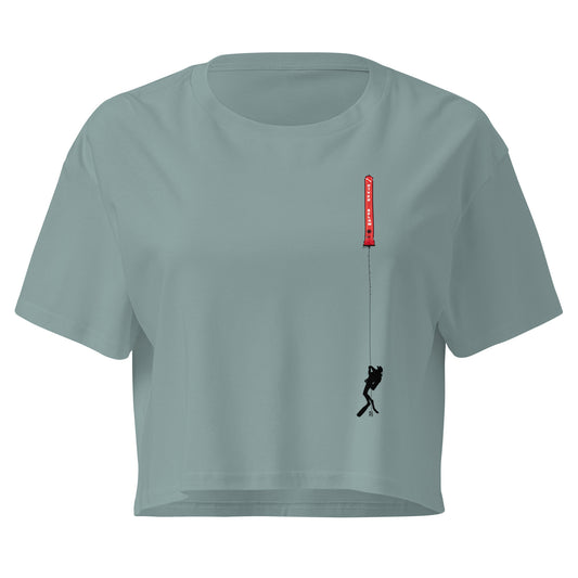 Crop Top plongeuse Parachute de plongée MacJos Diver Below