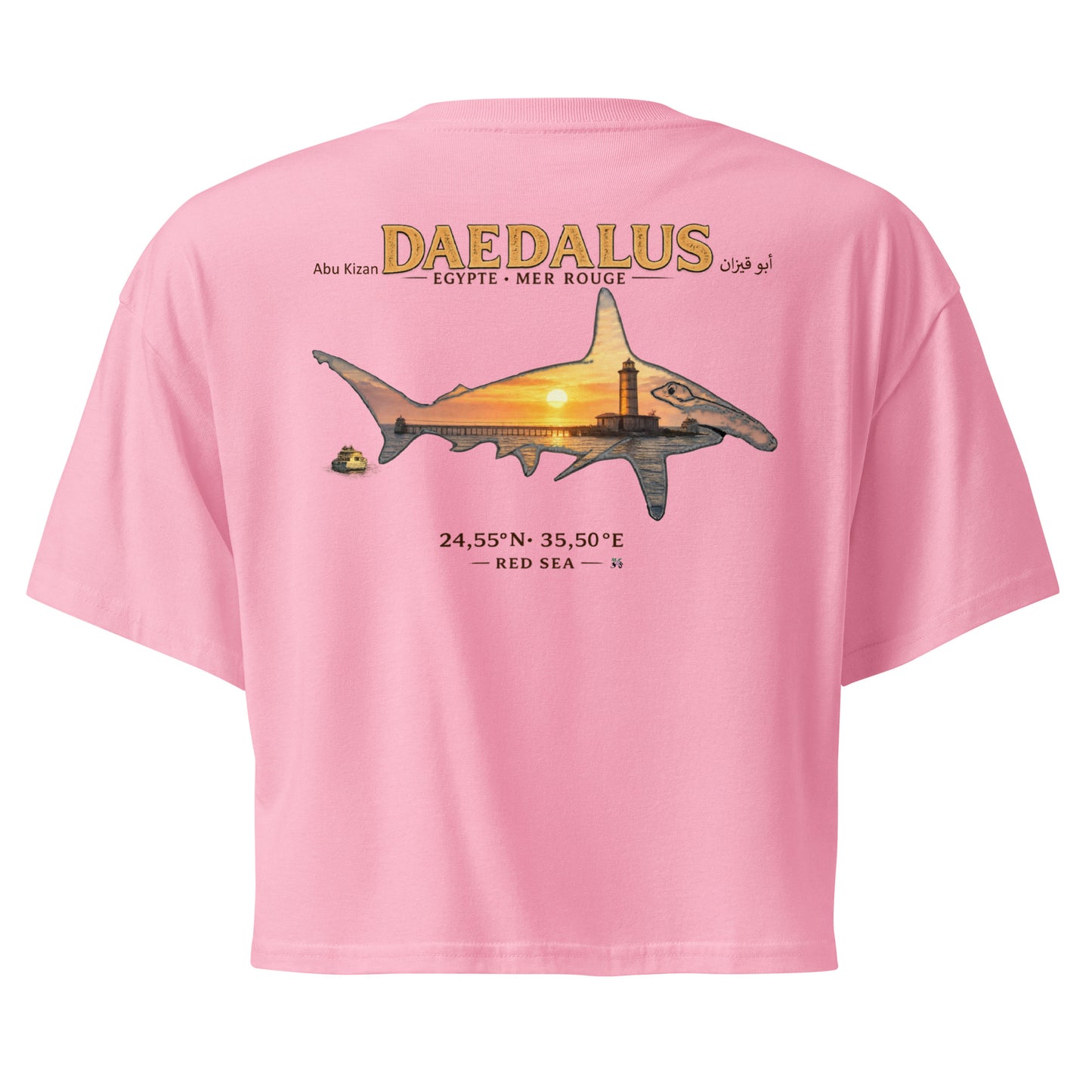 Crop top MacJos Daedalus-les requins marteau d’Egypte