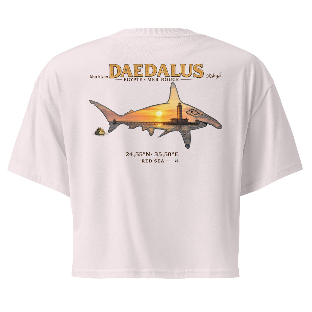 Crop top MacJos Daedalus-les requins marteau d’Egypte