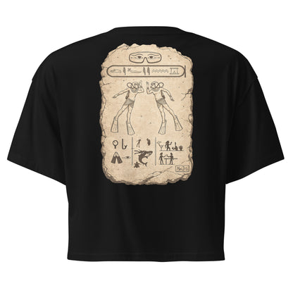 Crop top MacJos plongee en egypte Antique