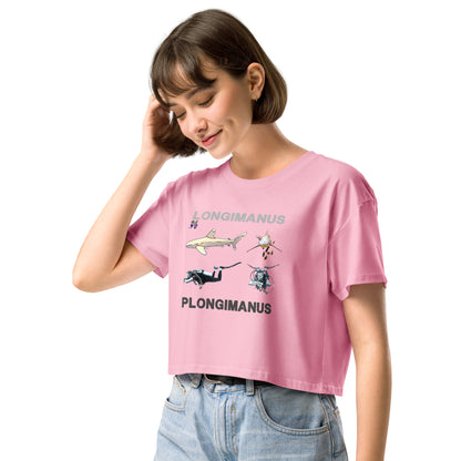 Crop top MacJos plongée Requin LONGIMANUS  PLONGIMANUS