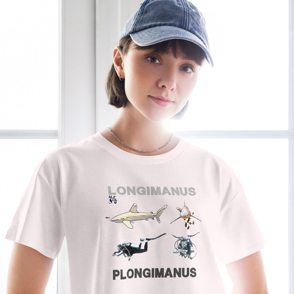 Crop top MacJos plongée Requin LONGIMANUS  PLONGIMANUS
