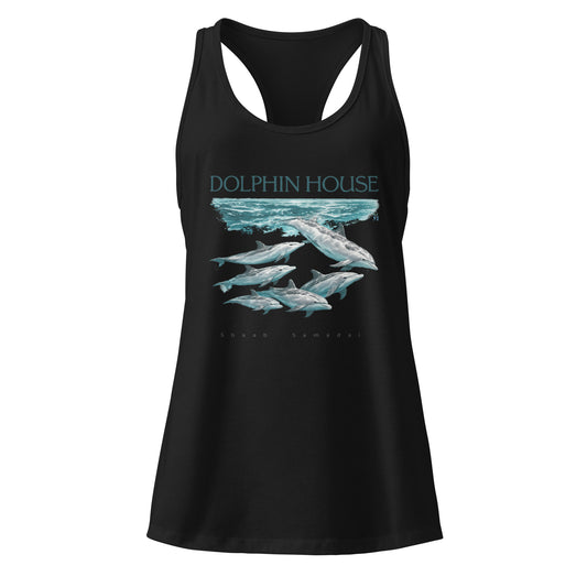 Débardeur femme MacJos dauphins Mer Rouge