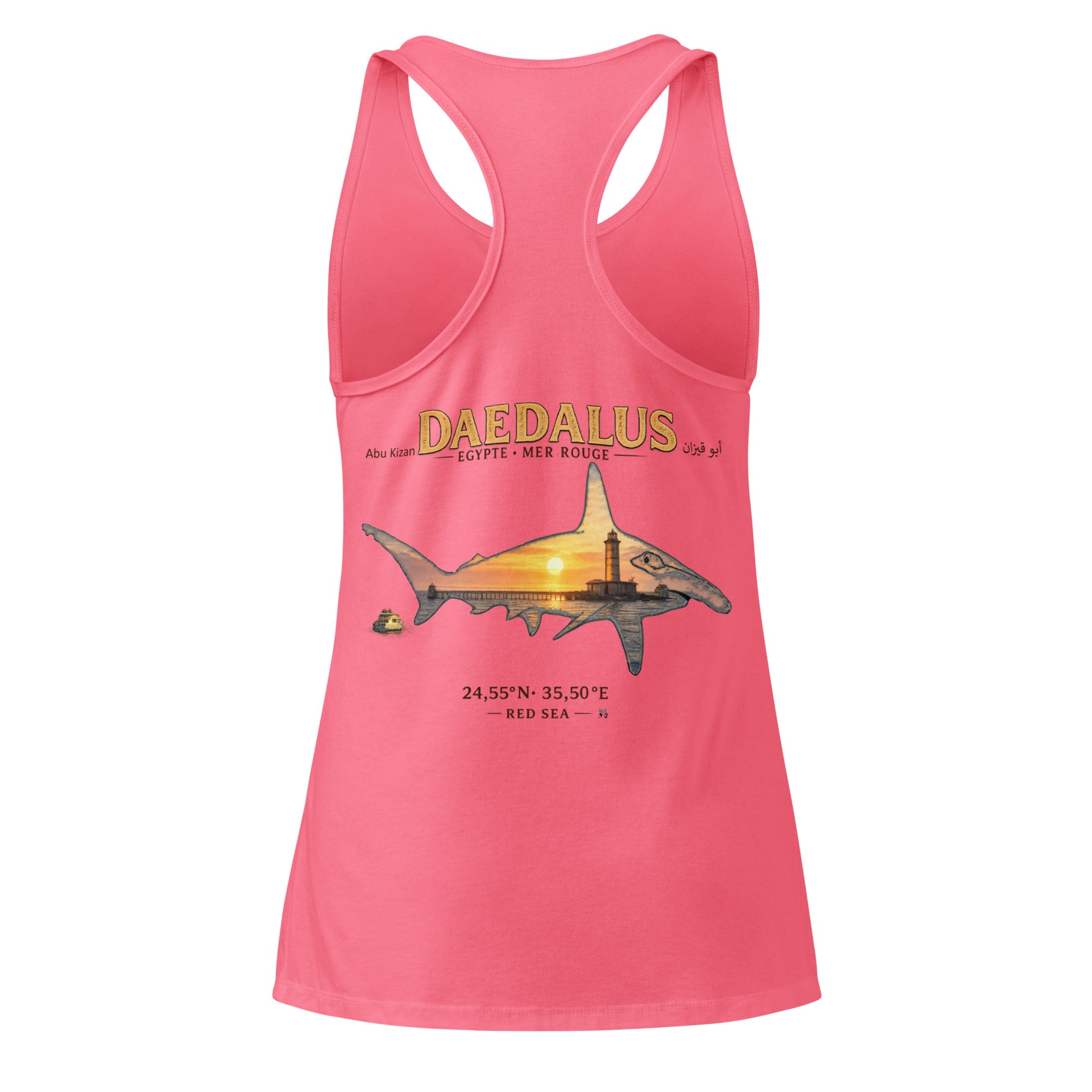 Débardeur plongeuse MacJos Daedalus-les requins marteau d’Egypte