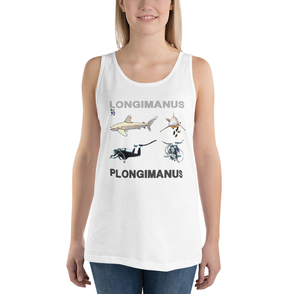 Debardeur femme MacJos plongée Requin LONGIMANUS  PLONGIMANUS