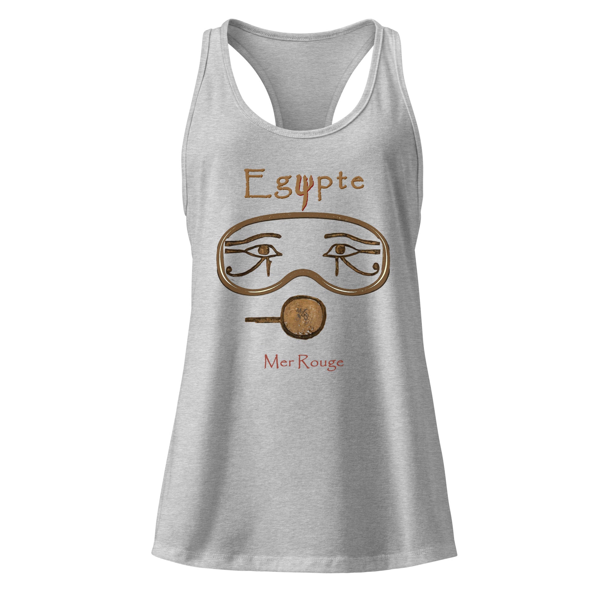 Debardeur gris MacJos plongée egypte antique – Masque egyptien Mer Rouge