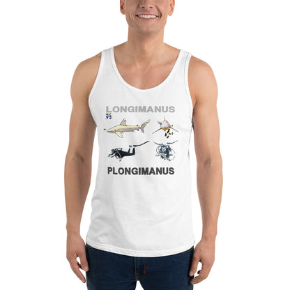 Debardeur homme MacJos plongée Requin LONGIMANUS  PLONGIMANUS
