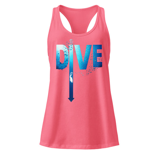 Debardeur plongeuse MacJos DIVE Flèche - plongée dans le bleu