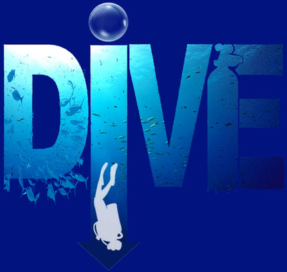 T-shirt bio plongée-Stock : Dive