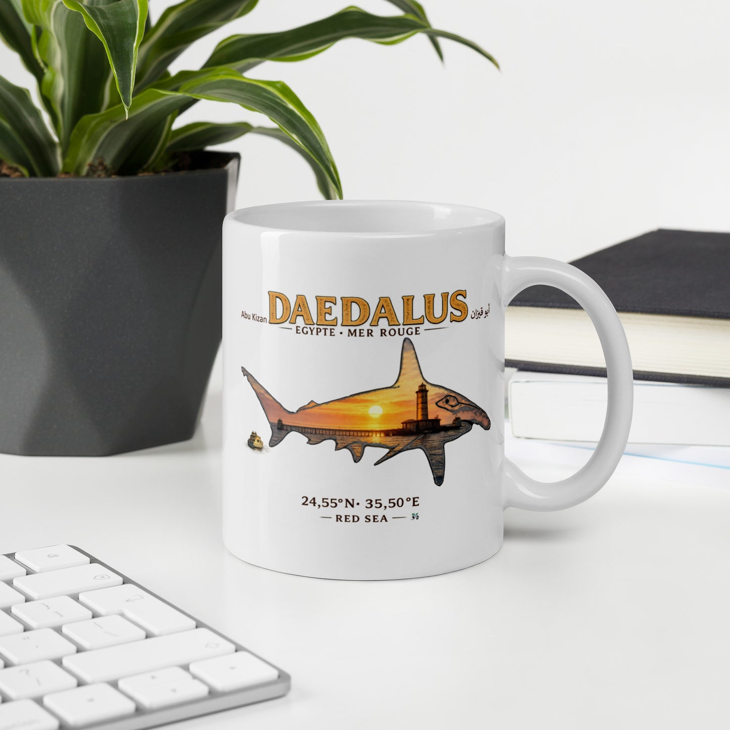 Mug MacJos Daedalus-les requins marteau d’Egypte