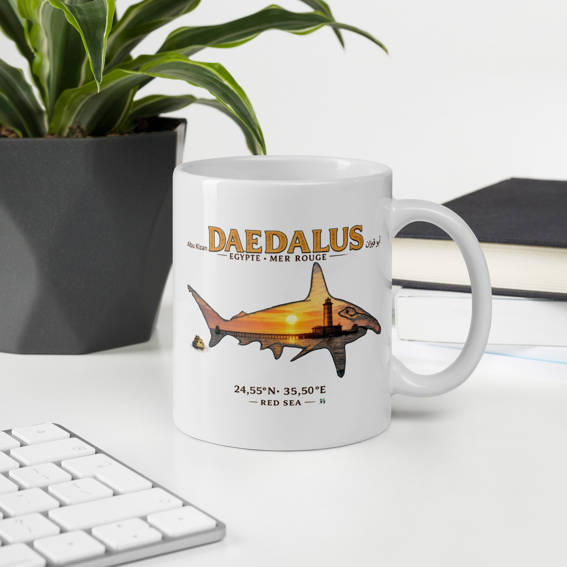 Mug MacJos Daedalus-les requins marteau d’Egypte