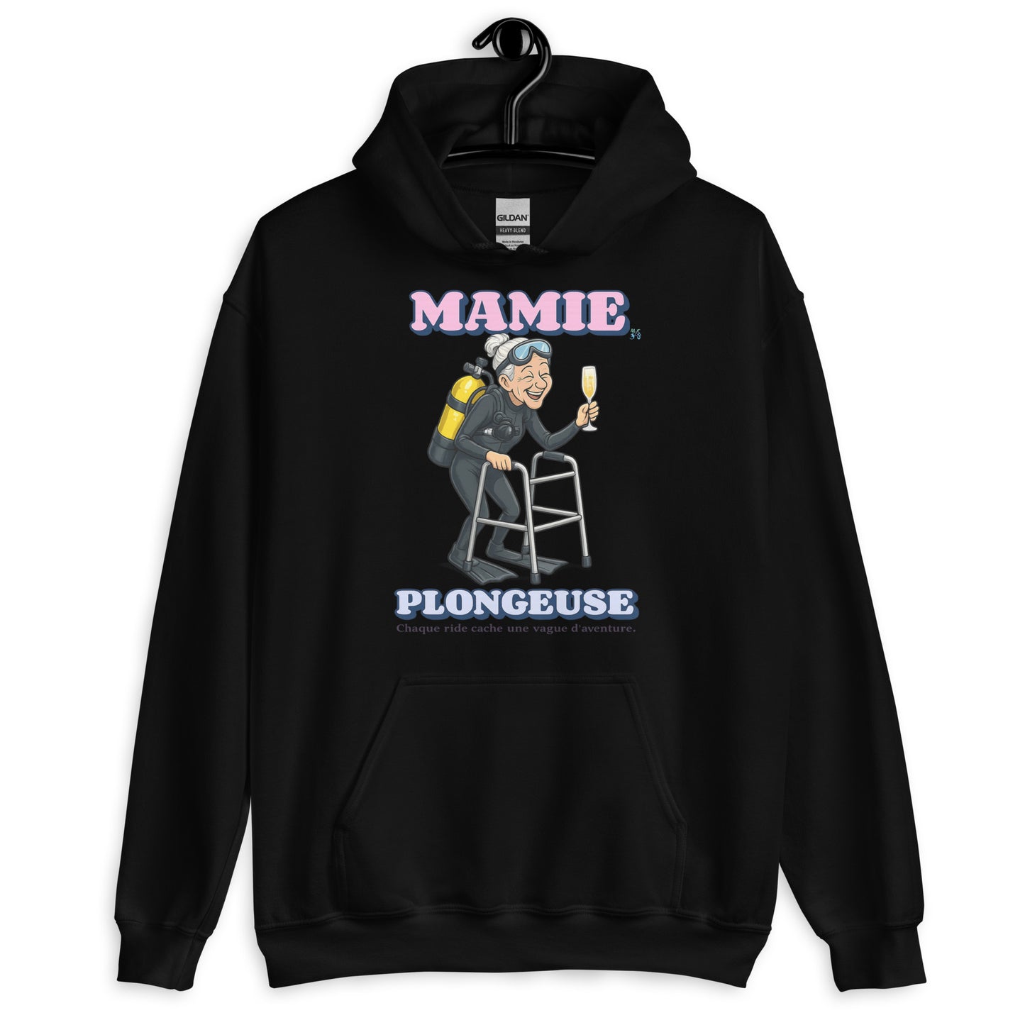Sweat à capuche MacJos Mamie Plongeuse