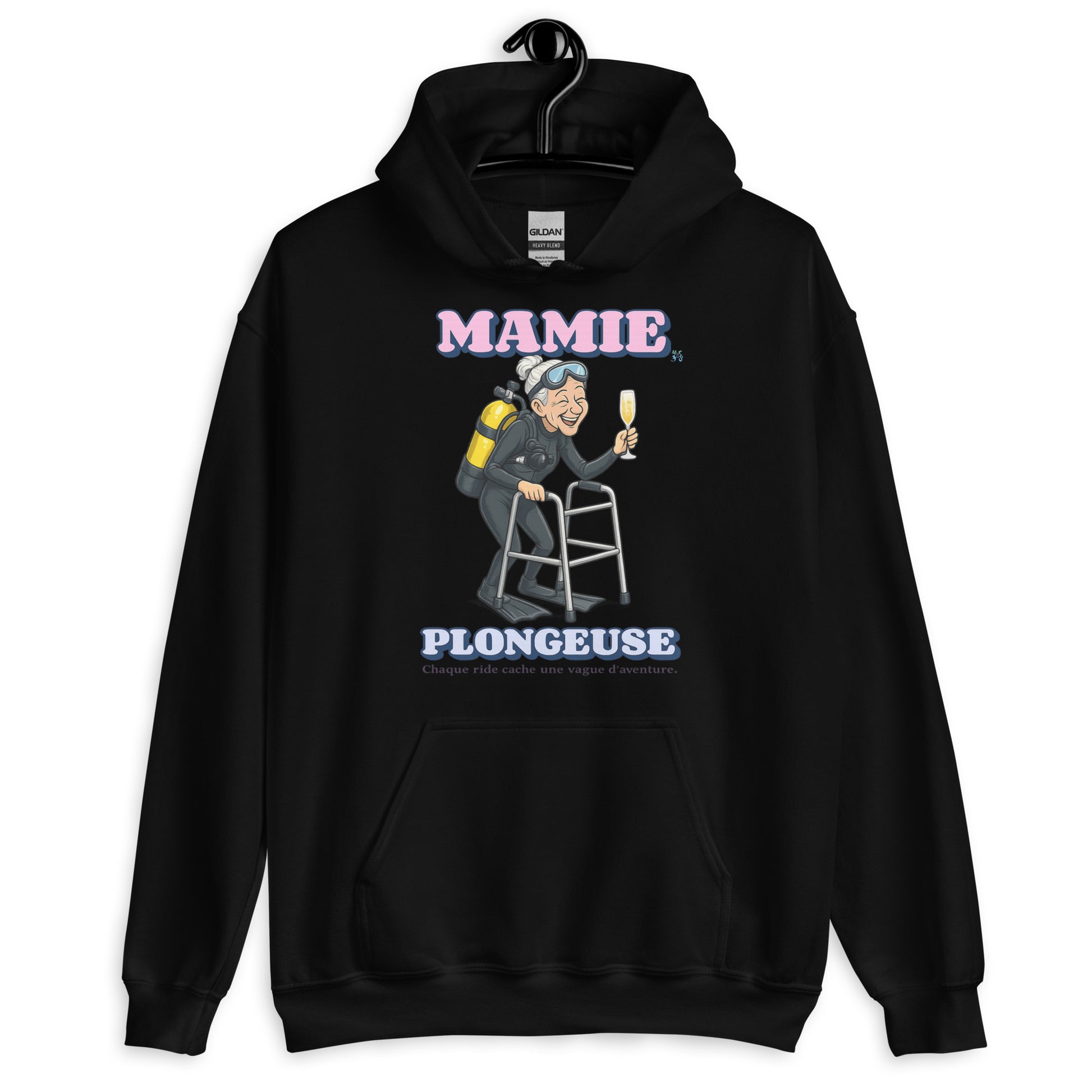 Sweat à capuche MacJos Mamie Plongeuse