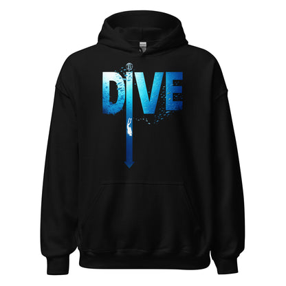 Sweat capuche de plongée MacJos DIVE Flèche - plongée dans le bleu