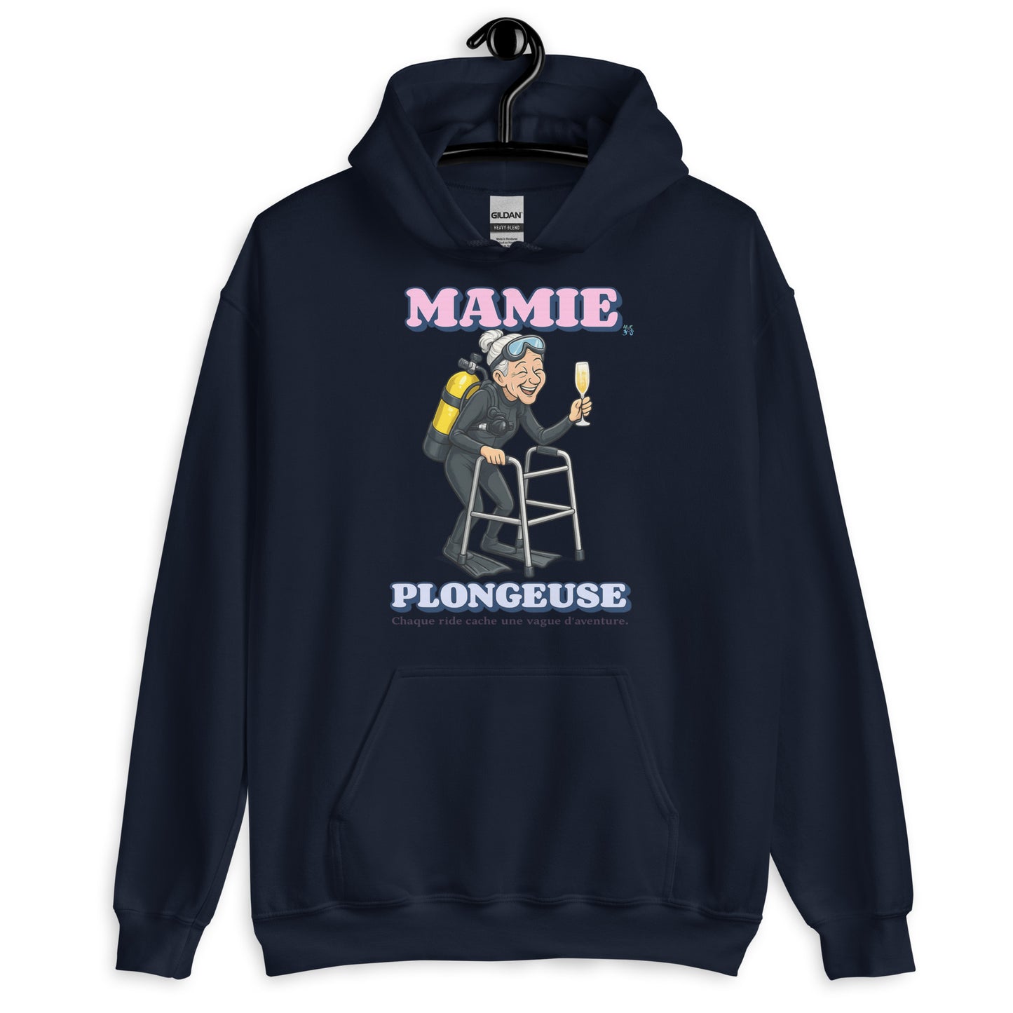 Sweat à capuche MacJos Mamie Plongeuse