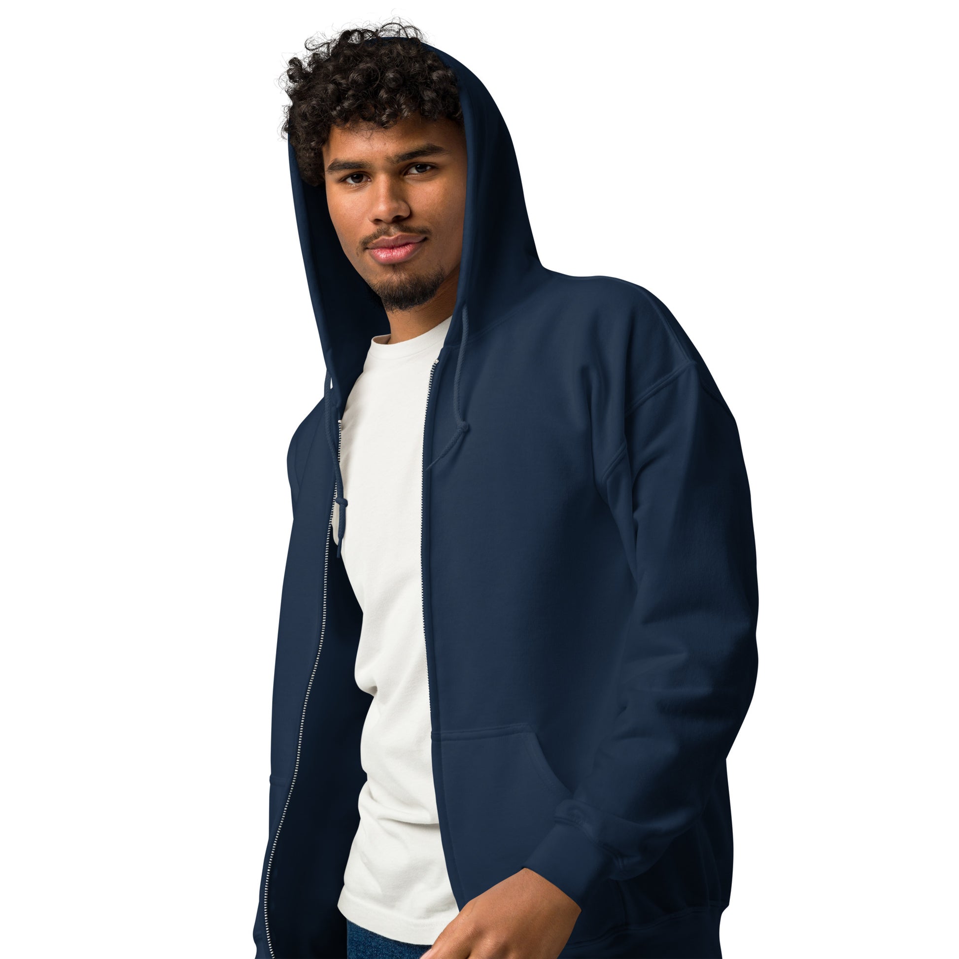 Sweat capuche zip plongée MacJos DIVE Flèche - plongée dans le bleu