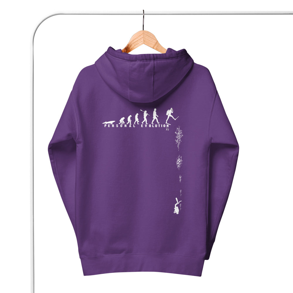 Sweat à capuche zip MacJos Évolution du plongeur