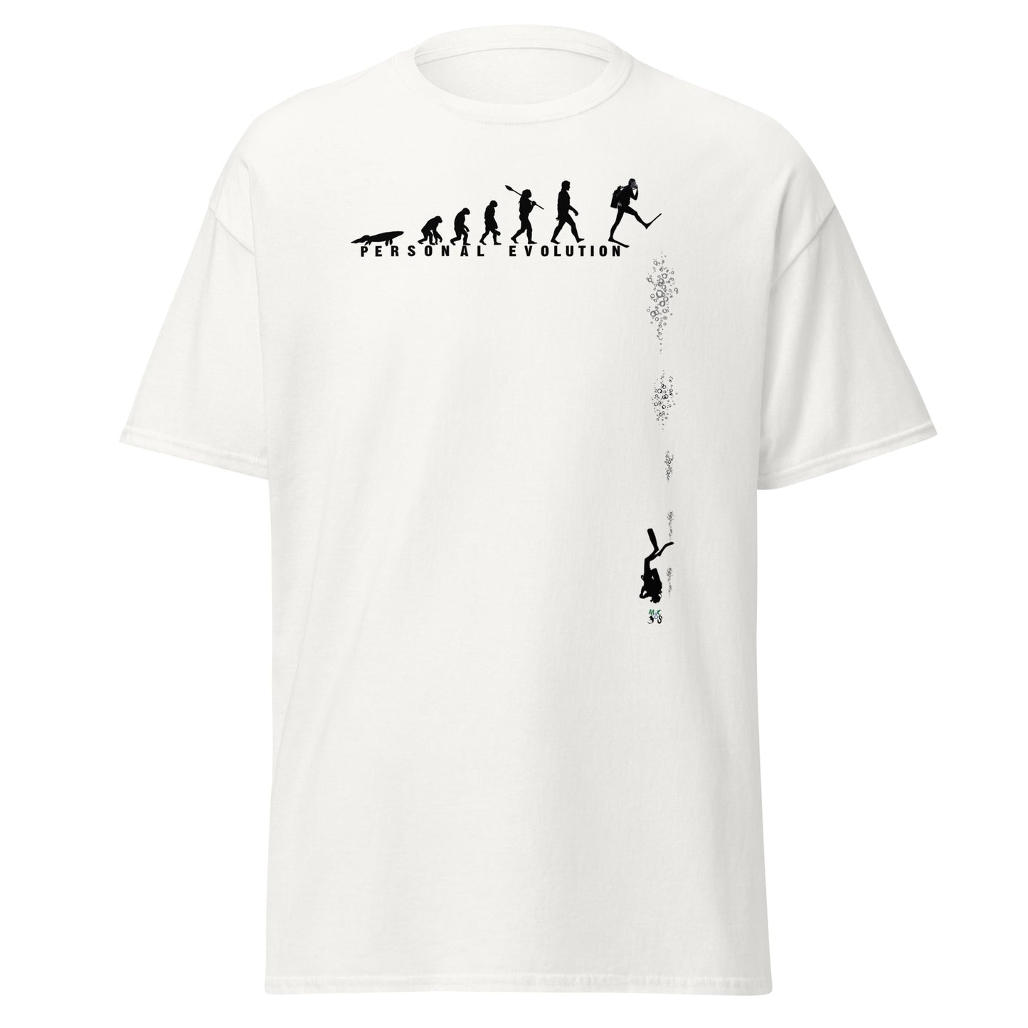 T-shirt MacJos Évolution du plongeur