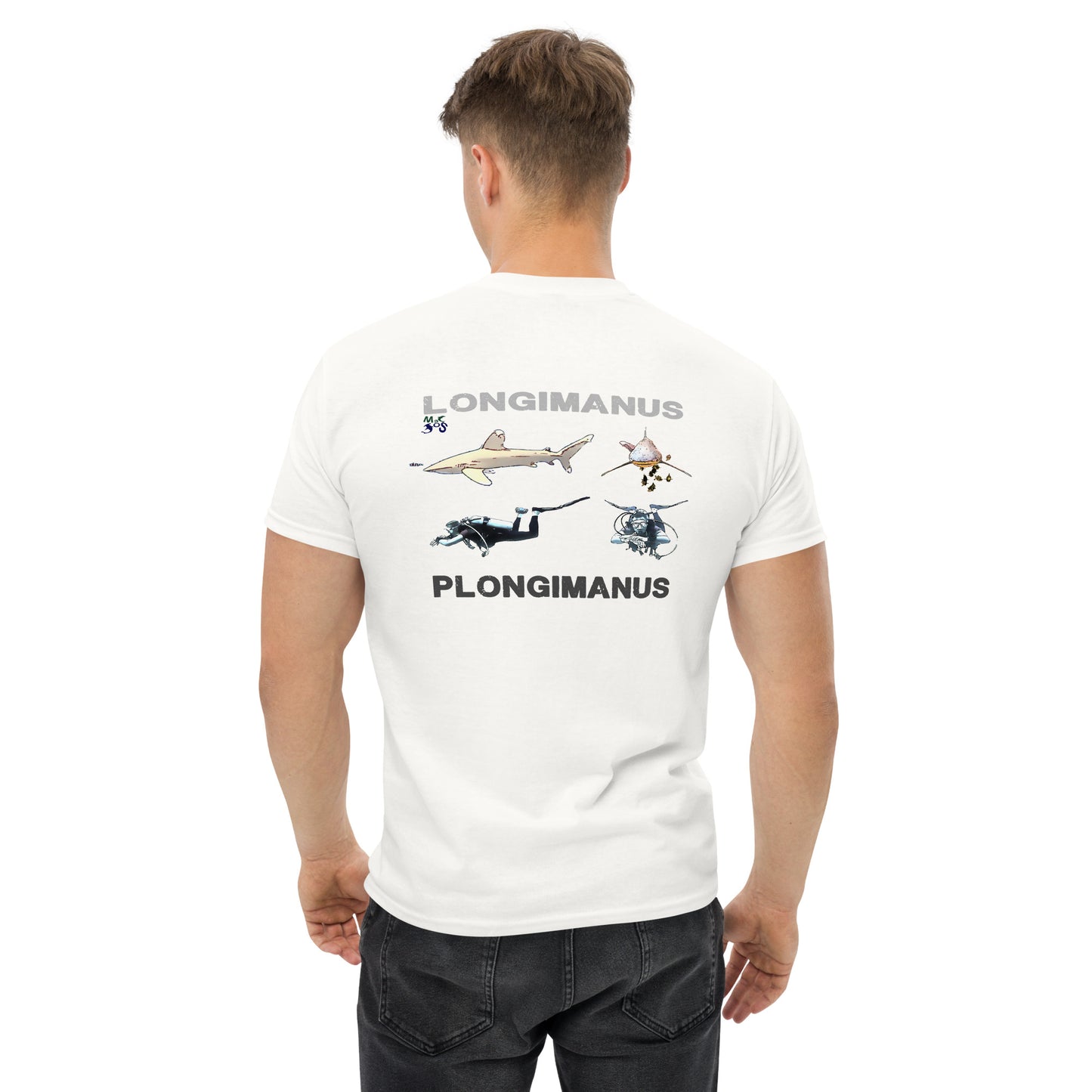 T-shirt MacJos plongée Requin LONGIMANUS  PLONGIMANUS