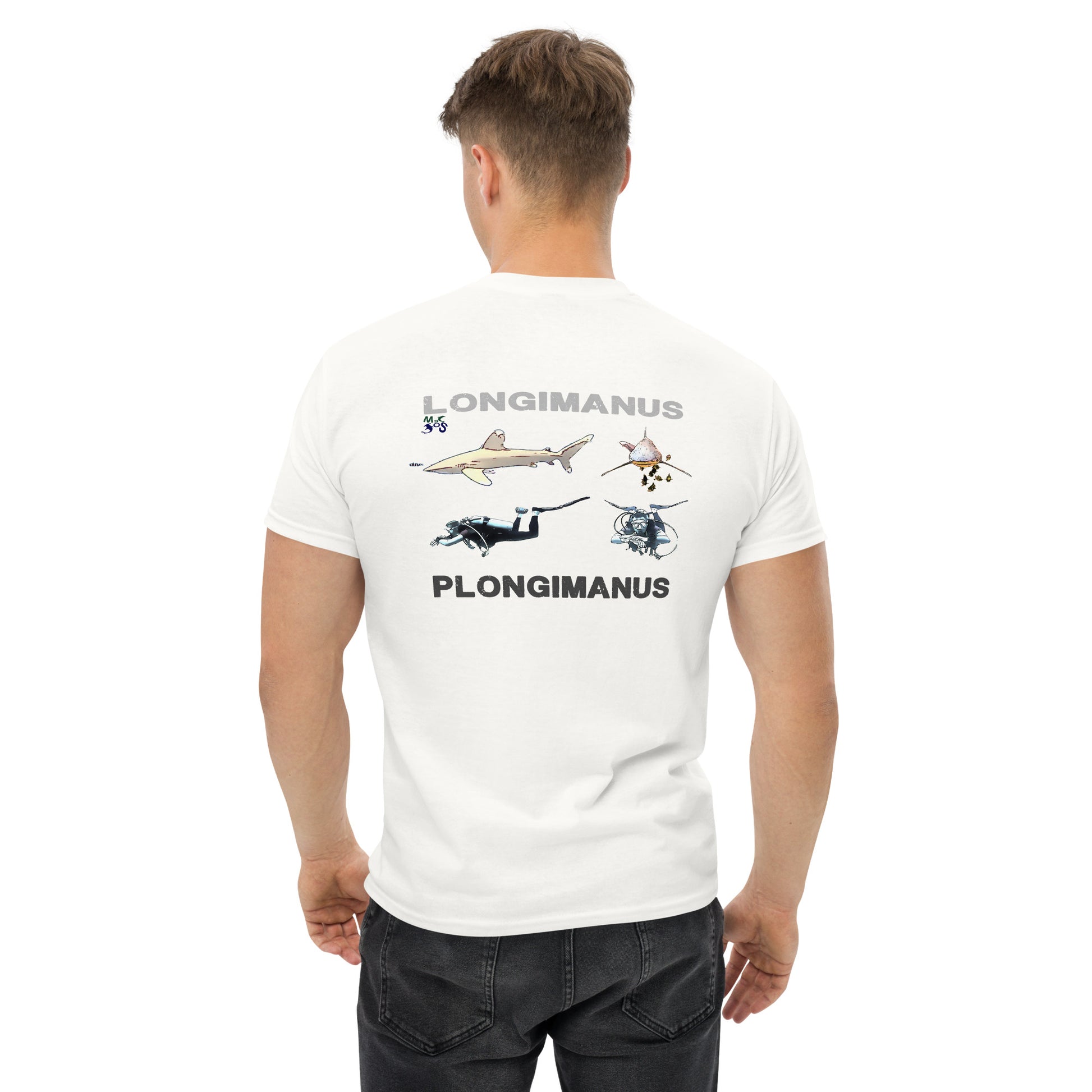 T-shirt MacJos plongée Requin LONGIMANUS  PLONGIMANUS