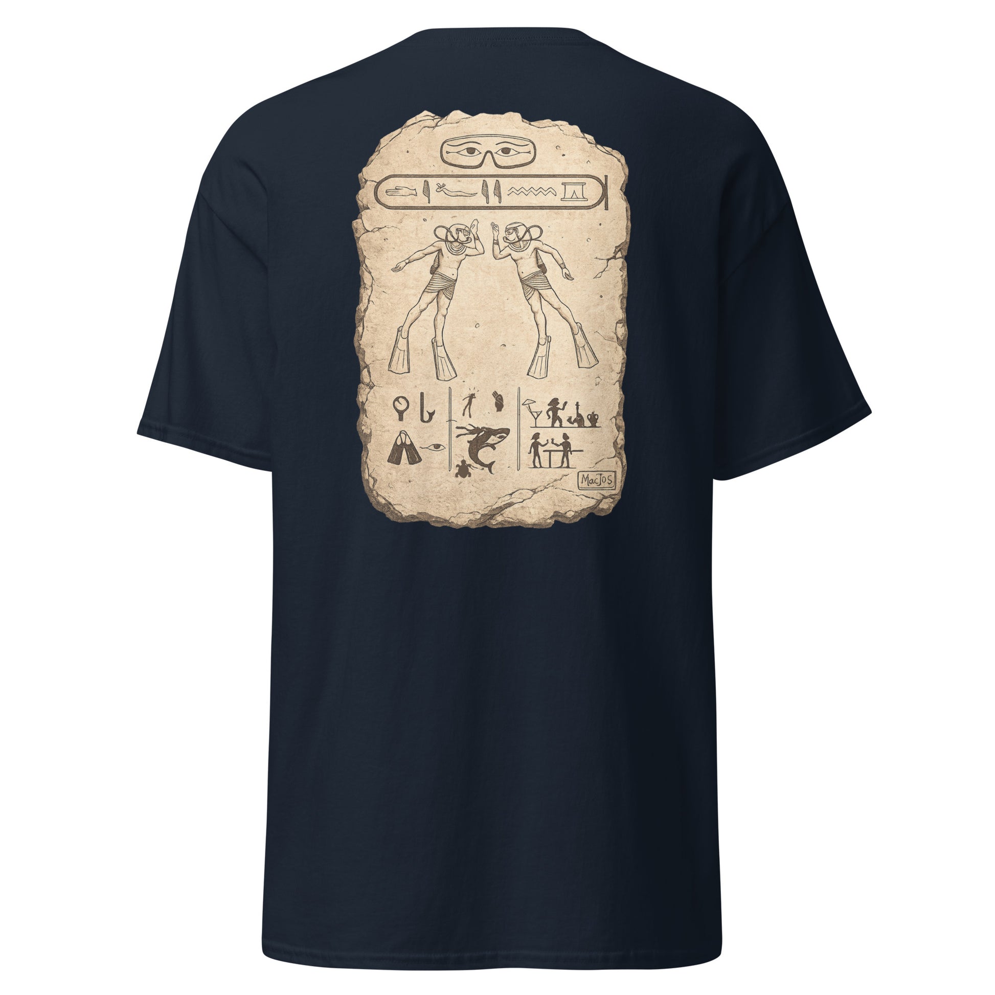 T-shirt MacJos plongee en egypte Antique