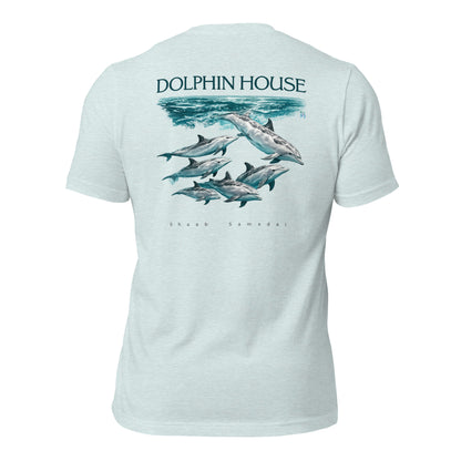 T-shirt naturel MacJos dauphins Mer Rouge