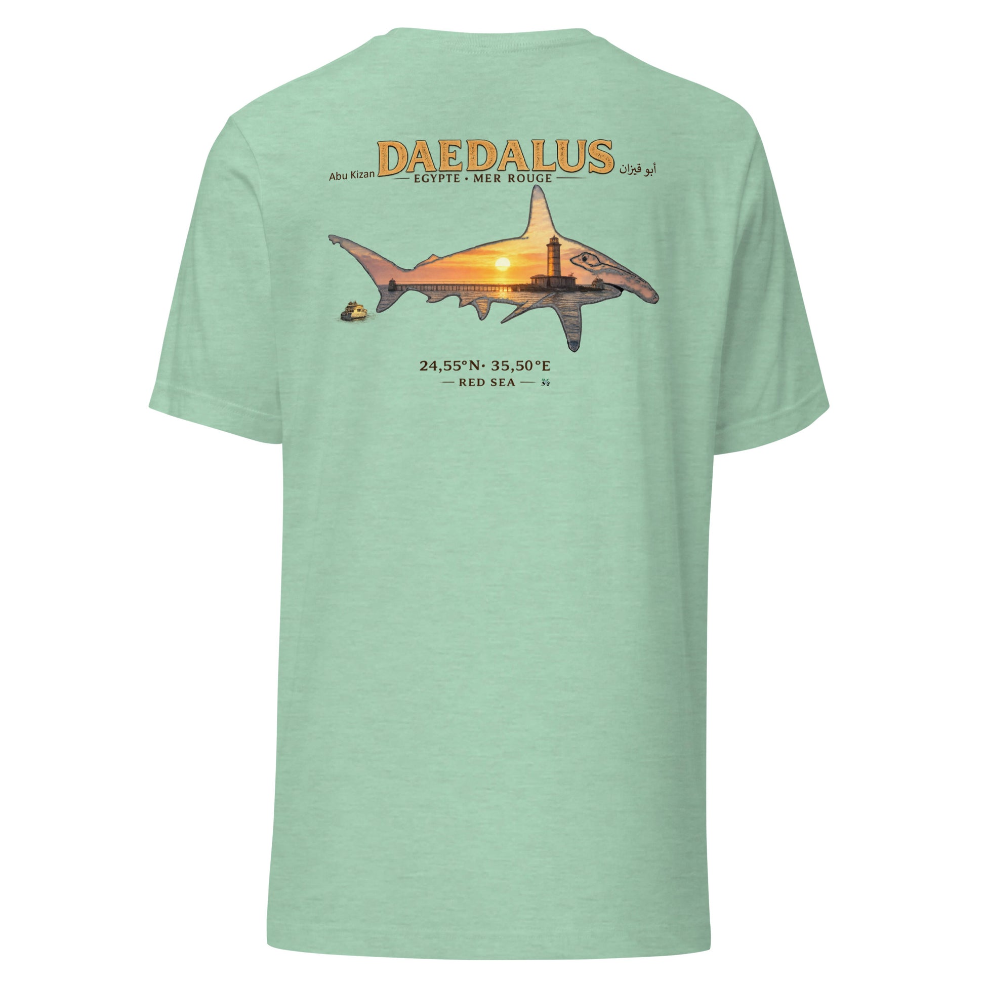 T-shirt plongee MacJos Daedalus-les requins marteau d’Egypte