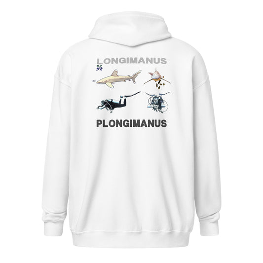 Veste zip MacJos plongée Requin LONGIMANUS  PLONGIMANUS