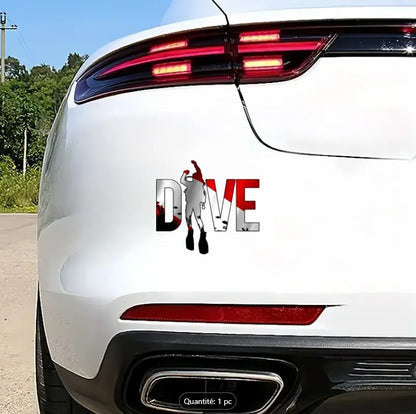 Autocollant MacJos en Vinyle : DIVE Plongeur - MacJos