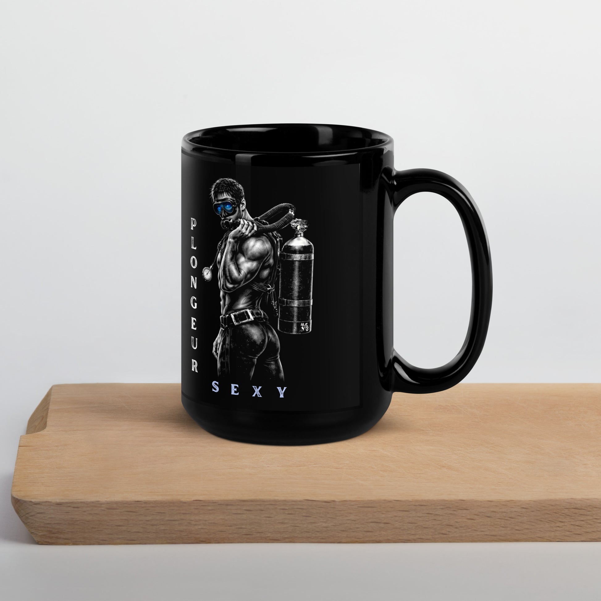 mug plongée MacJos Sexy plongeur