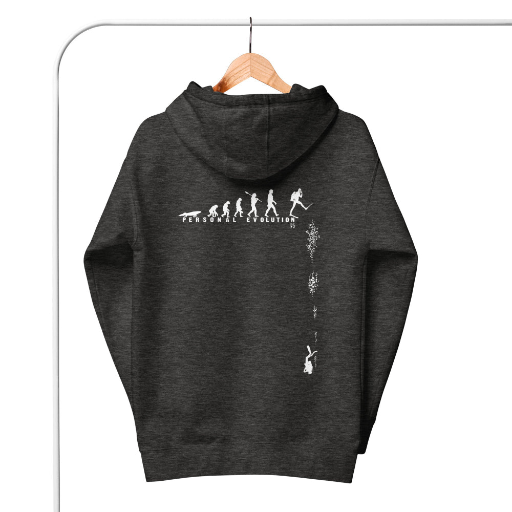 Sweat à capuche zip MacJos Évolution du plongeur