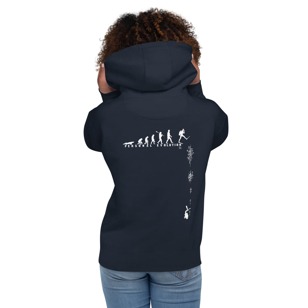 Sweat à capuche zip MacJos Évolution du plongeur