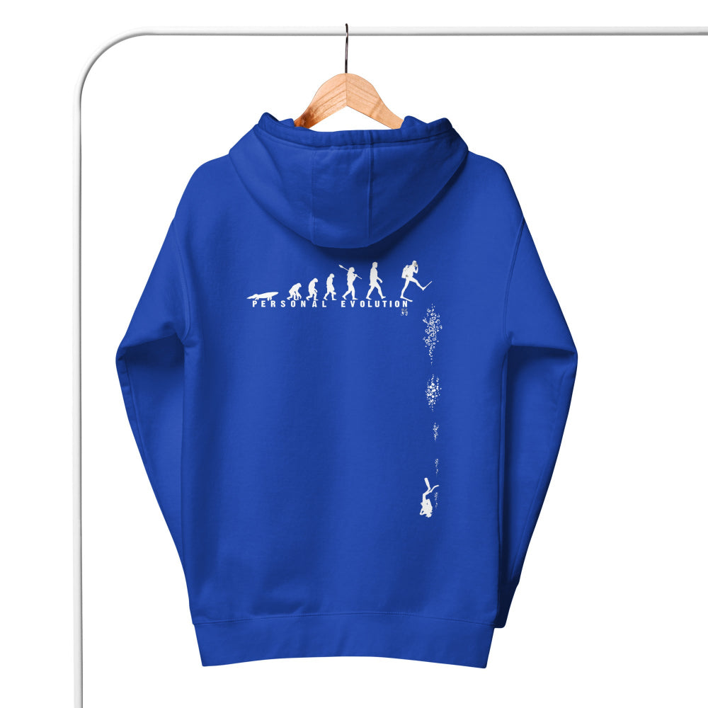 Sweat à capuche zip MacJos Évolution du plongeur
