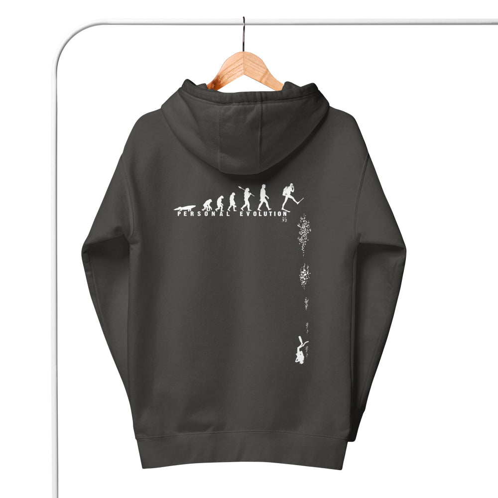 Sweat à capuche zip MacJos Évolution du plongeur