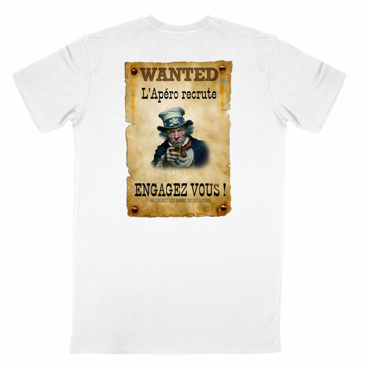 L'apéro recrute, engagez-vous - dos_blanc