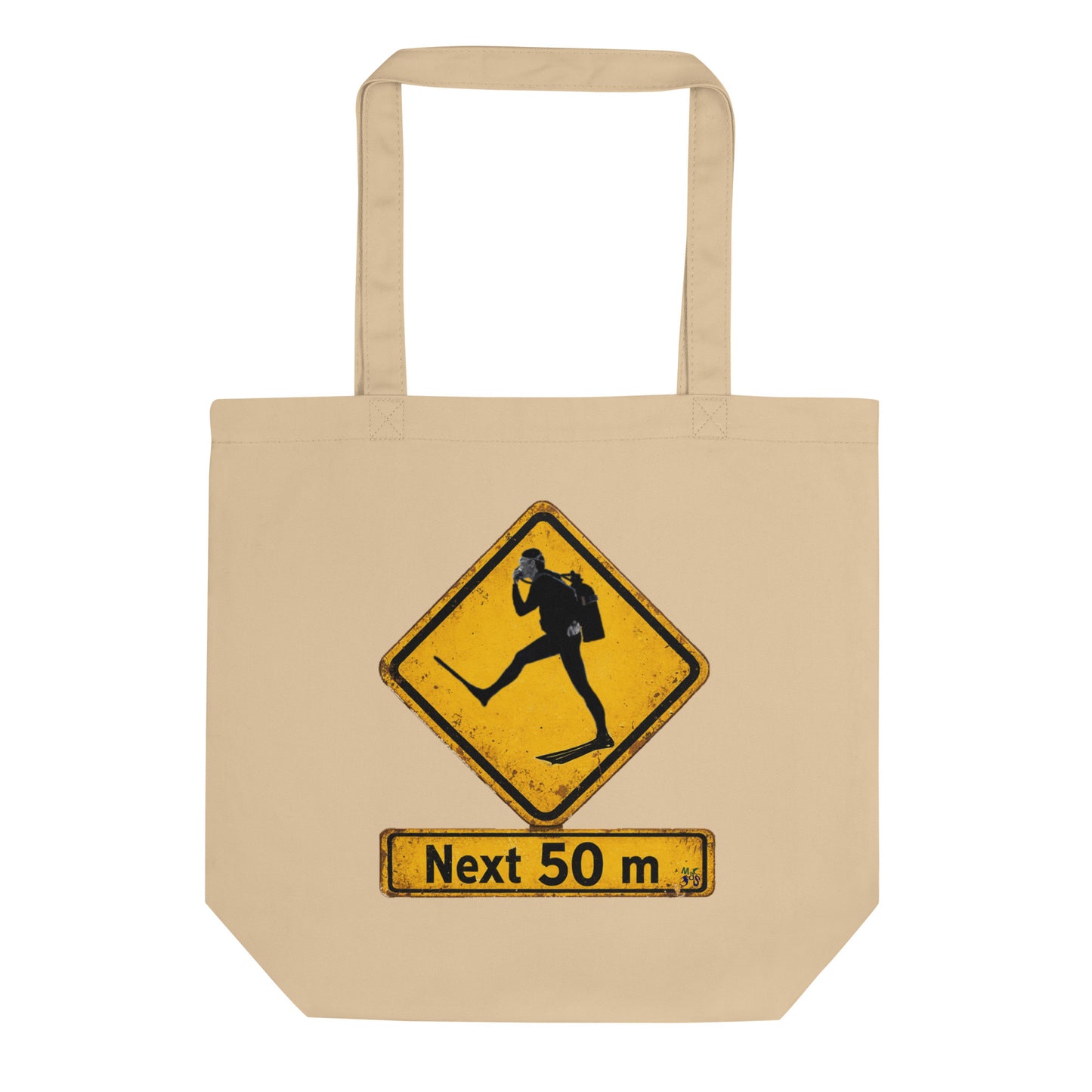 Tote bag plongée MacJos Panneau australien vintage Passage de Plongeur