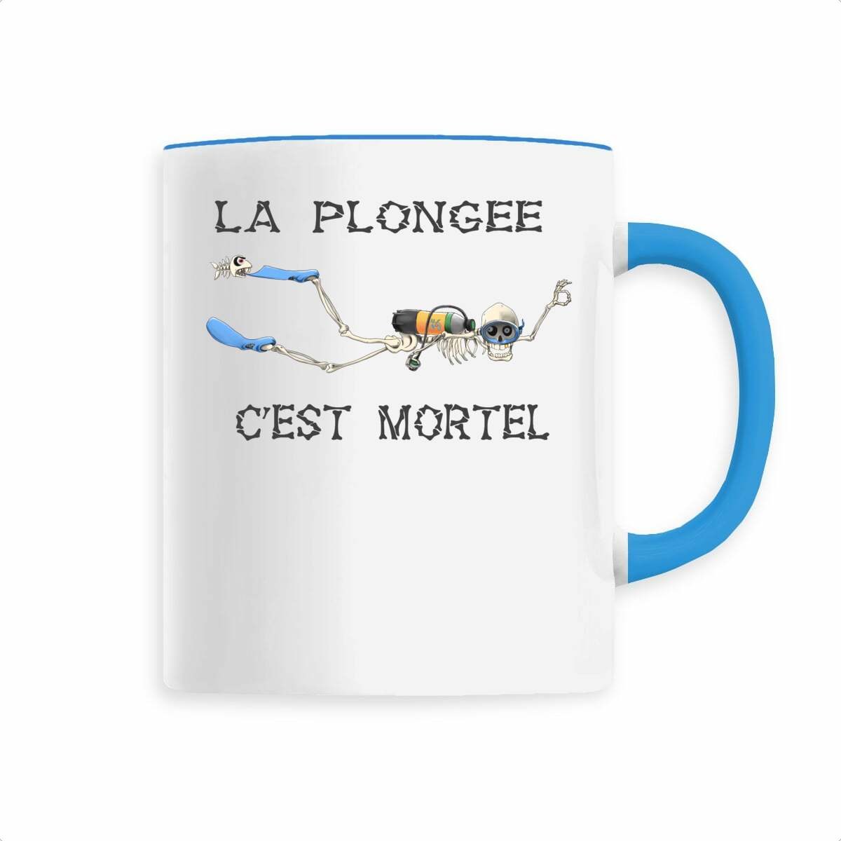 Mug céramique MacJos La plongée c'est mortel - face_1