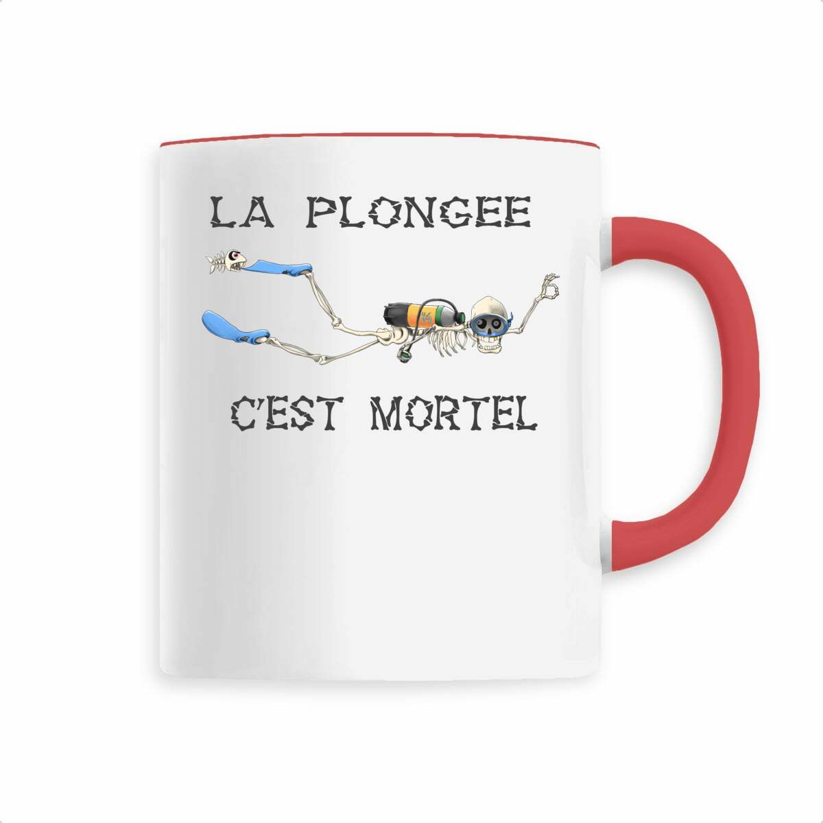 Mug céramique MacJos La plongée c'est mortel - face_2