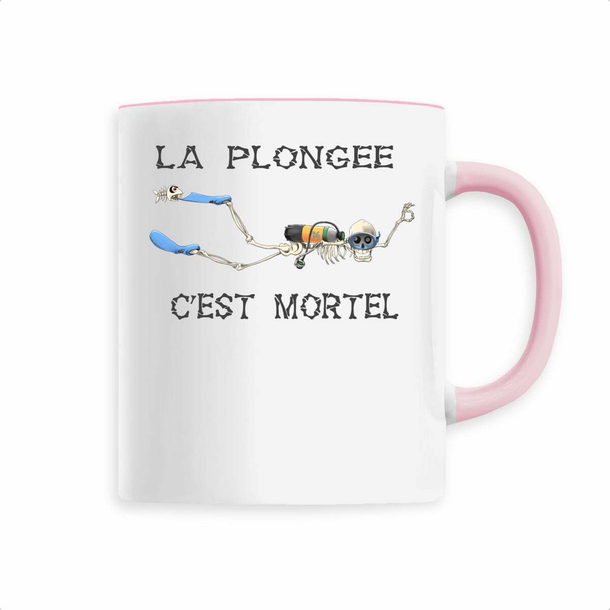 Mug céramique MacJos La plongée c'est mortel - face_3