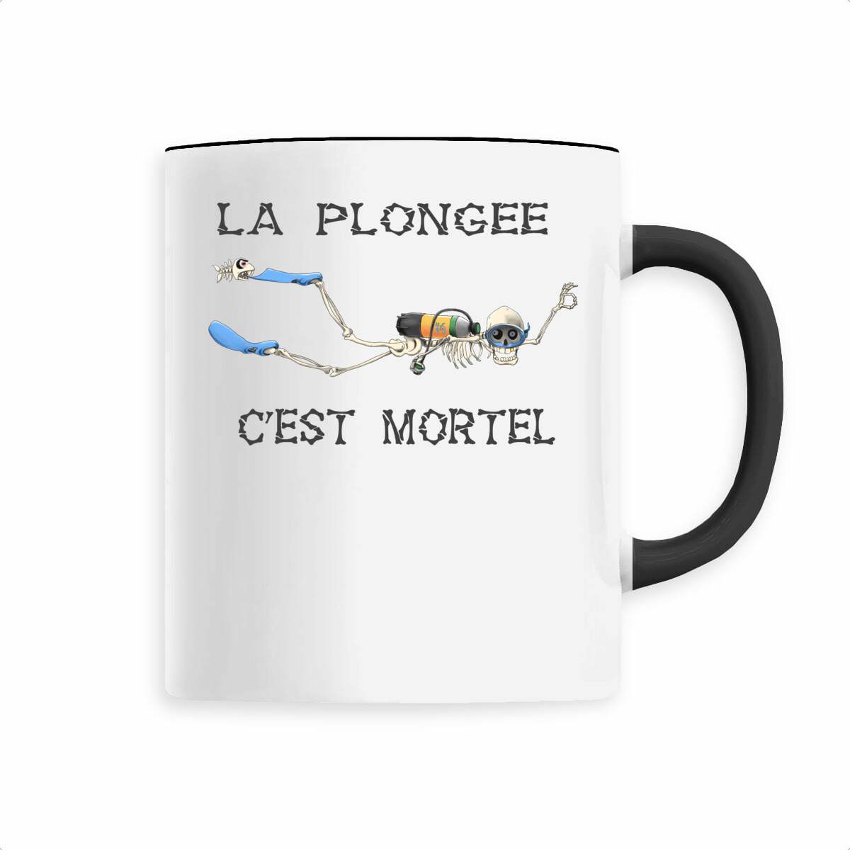Mug céramique MacJos La plongée c'est mortel - face_4