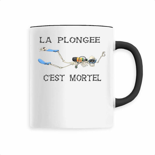 Mug céramique MacJos La plongée c'est mortel - face_4