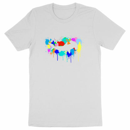 T-shirt plongée bio : graf requin marteau