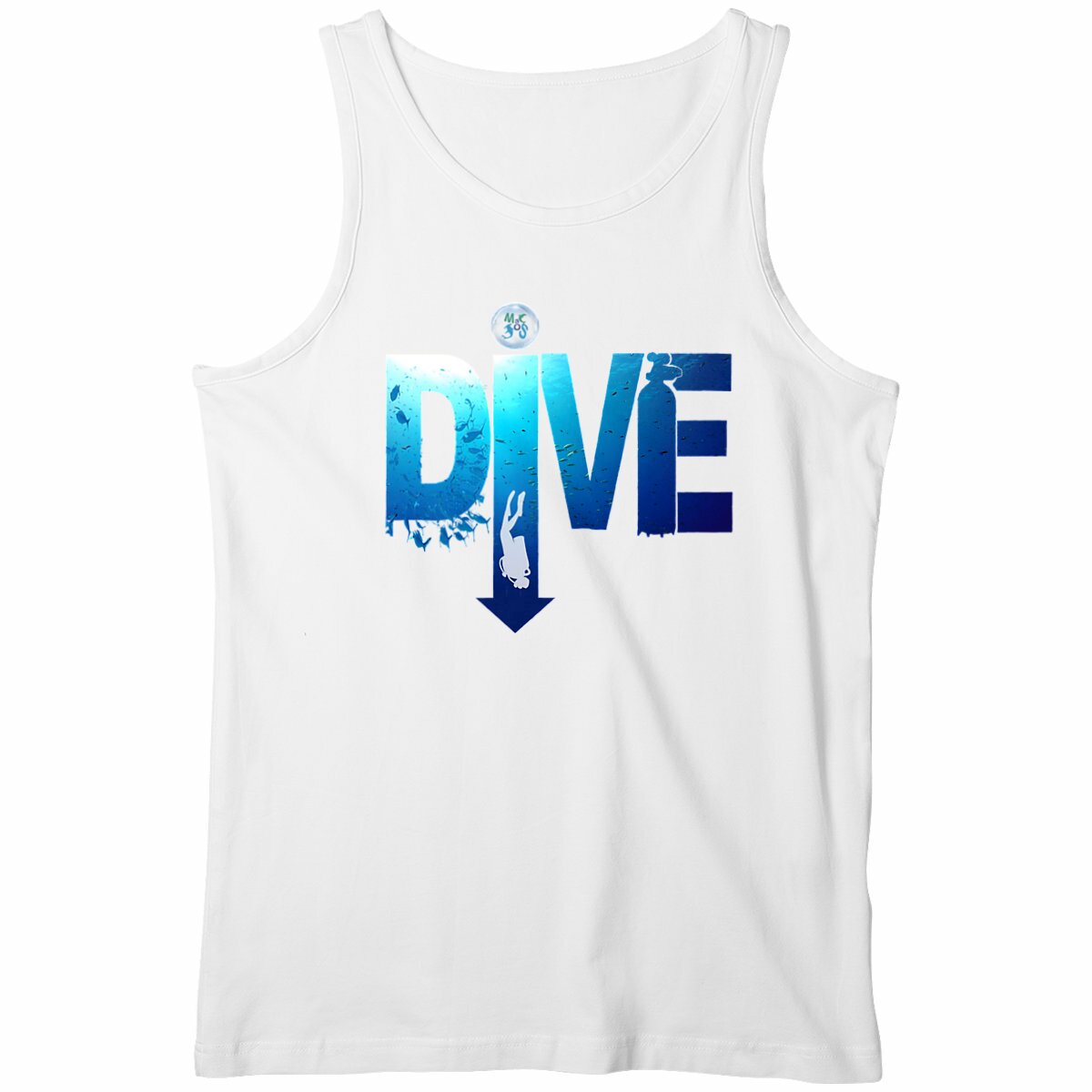 debardeur plongée MacJos DIVE - face_blanc