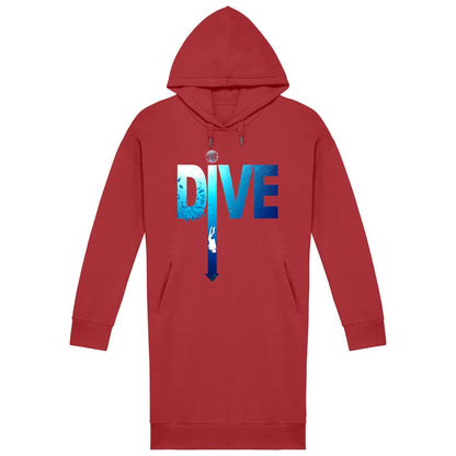 robe sweat à capuche MacJos dive fleche plongeuse