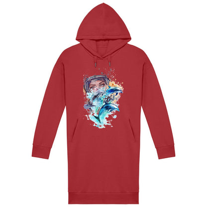 robe sweat à capuche MacJos dive fleche plongeuse