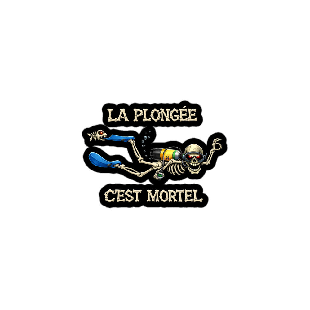autocollant halloween plongée Macjos