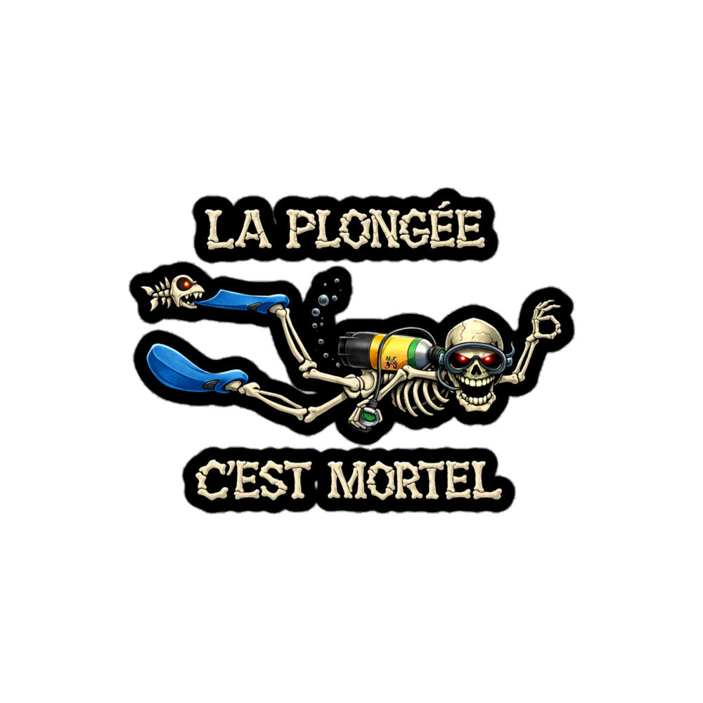 autocollant halloween plongée Macjos