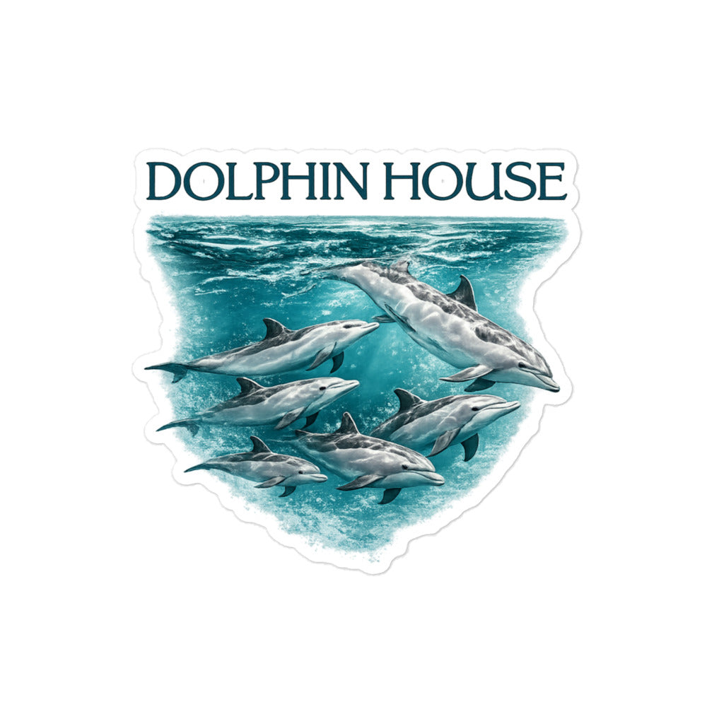 Autocollants découpés sur mesure MacJos dauphins Mer Rouge