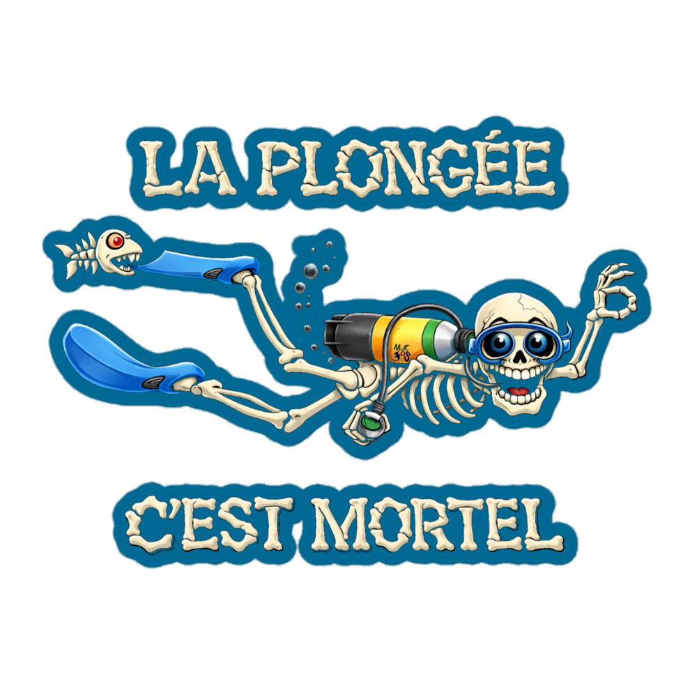 autocollant halloween plongée Macjos